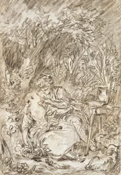 Ein Paar umarmt sich - Annette und Lubin